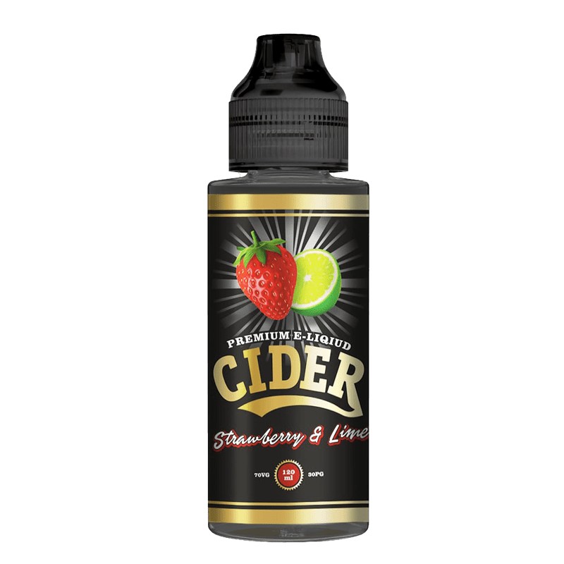 strawberry & lime cider 70/30 100ml eliquid