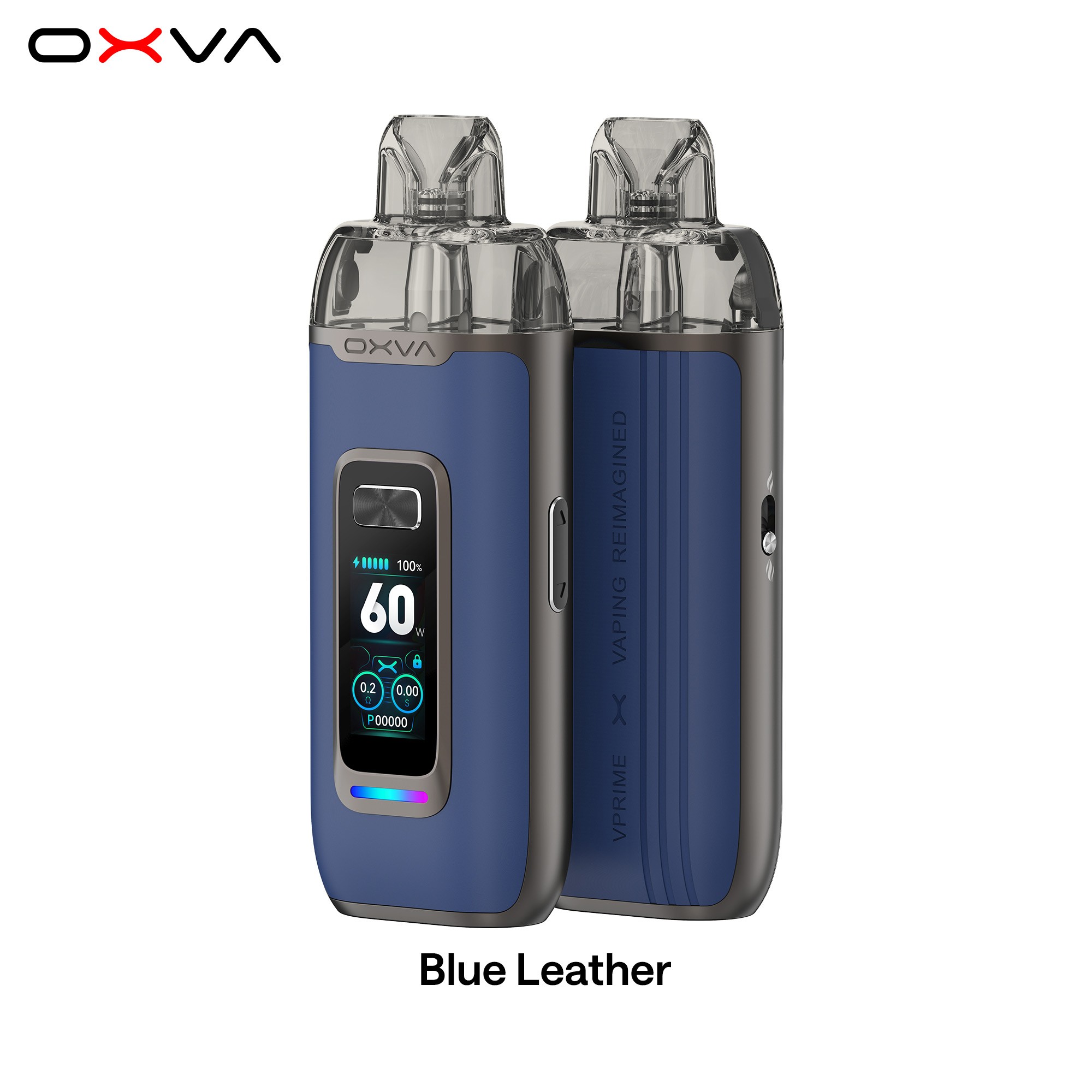 VPRIME by Oxva Pod Vape Kit Blue Leather