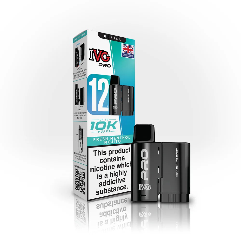 IVG Pro 12 Pod & Refill Fresh Menthol Mojito