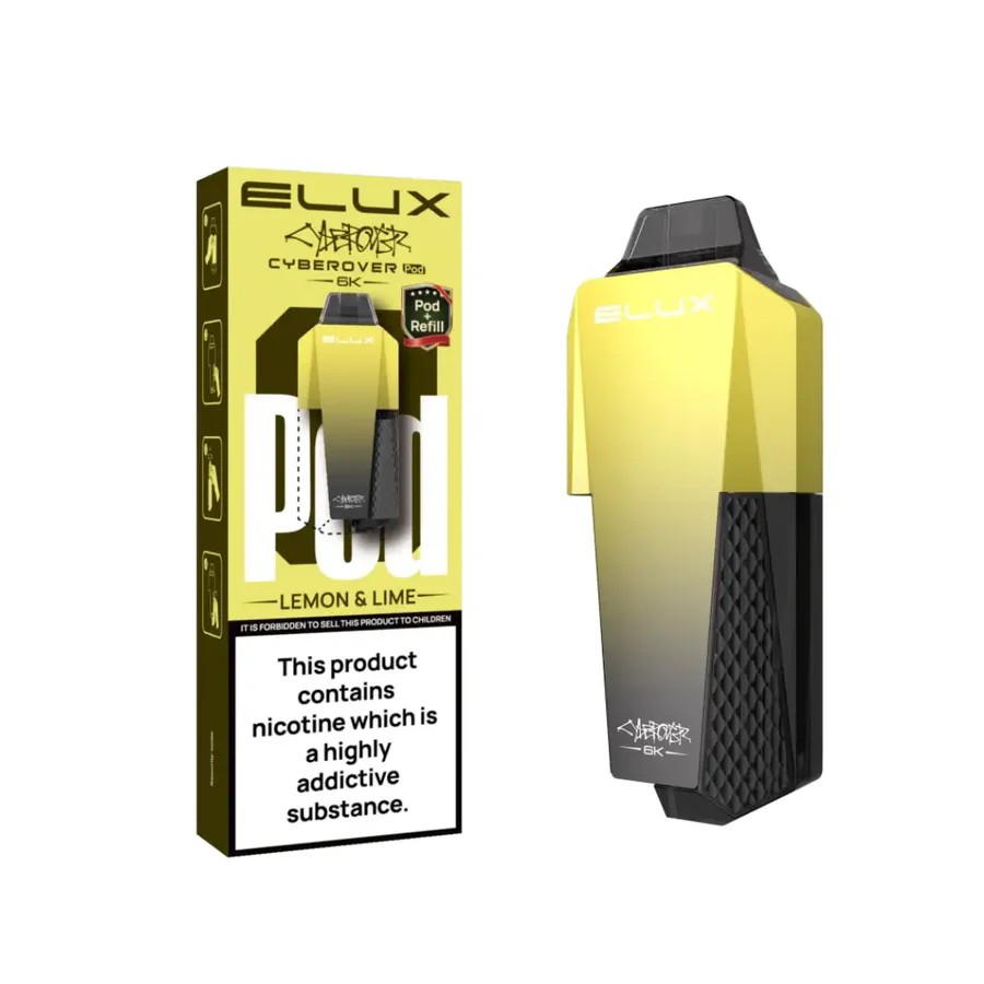 Elux Cyberover 6K Replaceable Pods Lemon & Lime