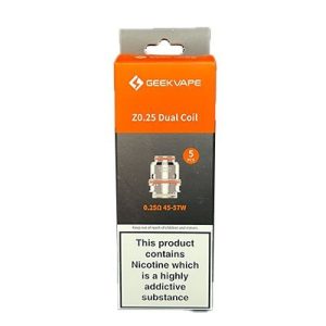 Geek Vape Z 0.25 Ohm Dual Coil 5 pack