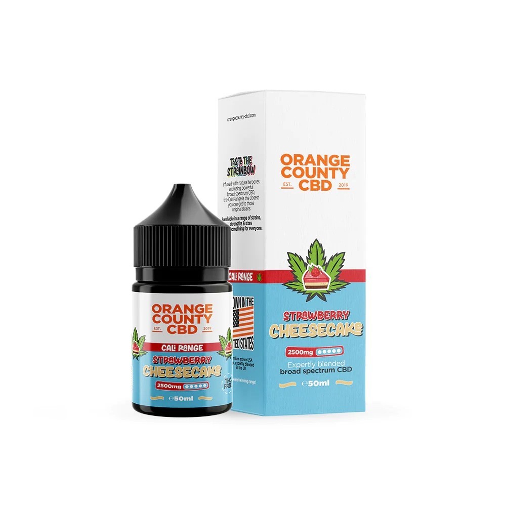 Strawberry cheesecake CBD E-Liquid (50ml) 1500mg by Orange County