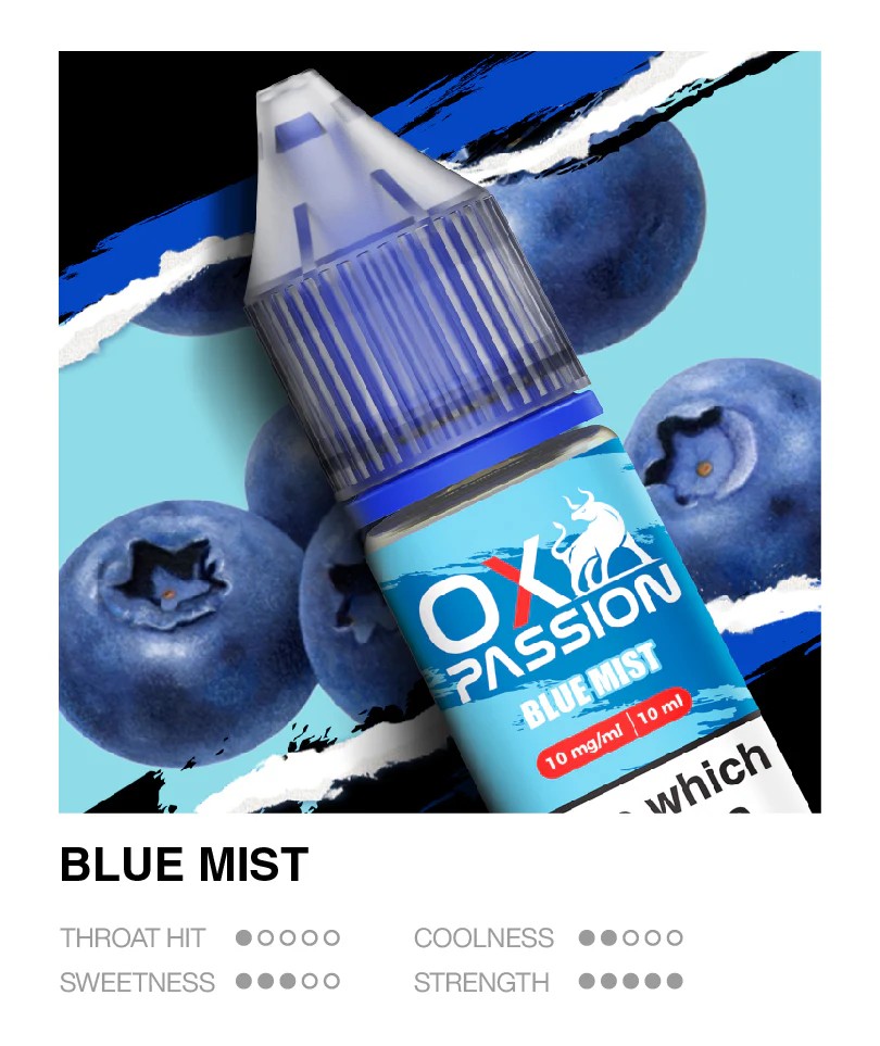 Ox Passion Blue Mist 10ml Nic salt
