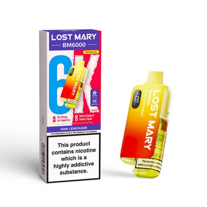 Lost Mary BM6000 Prefilled Pod Kit Pink Lemonade